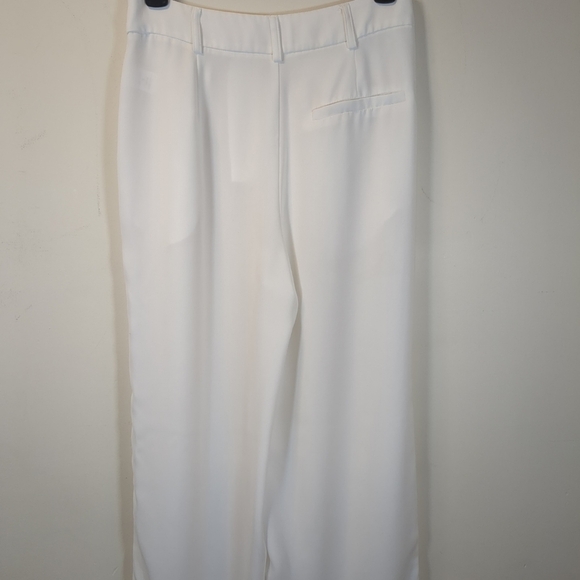 American Threads White Wide Leg Women's Pants , Size S - Picture 3 of 11